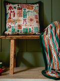 Furn Green Christmas faux fur throw 180x130cm (British brand)