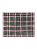 Wylder Green/Red Braemar Tartan Throw - British product
