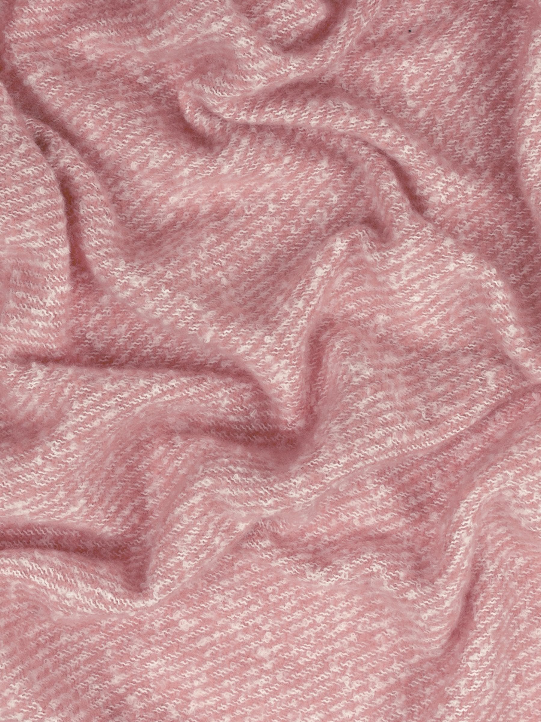 Wylder Purple Heather Isla soft tasselled throw - British product