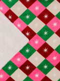 Furn multicolour Star Sherpa fleece throw - British product