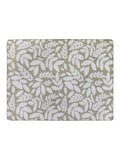 Wylder Olive Green Hazel Woven Throw (British brand)