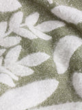 Wylder Olive Green Hazel Woven Throw (British brand)