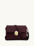 Apatchy Burgundy The Bloxsome Leather Cross-Body Bag