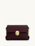 Apatchy Burgundy The Bloxsome Leather Cross-Body Bag