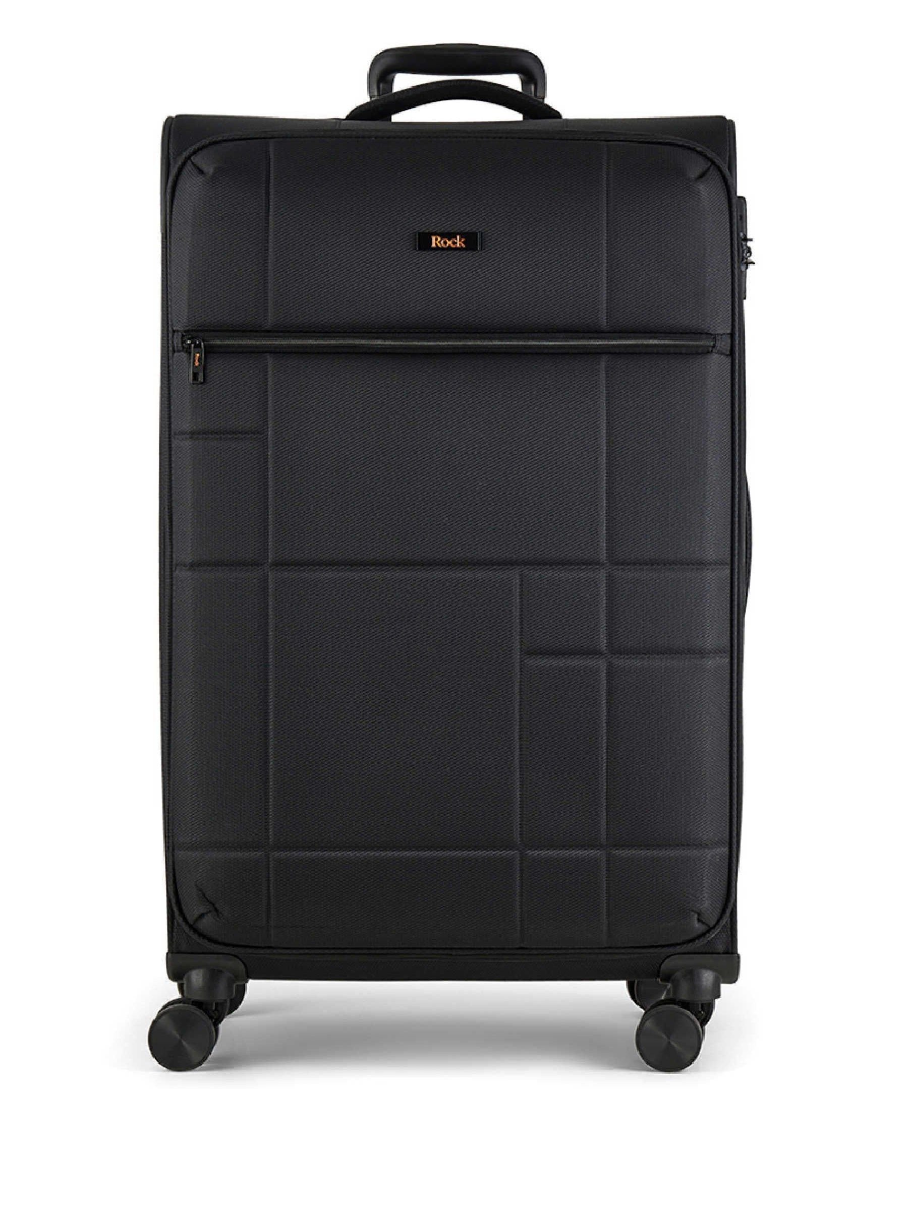 Rock Luggage Black Tokyo Large Suitcase