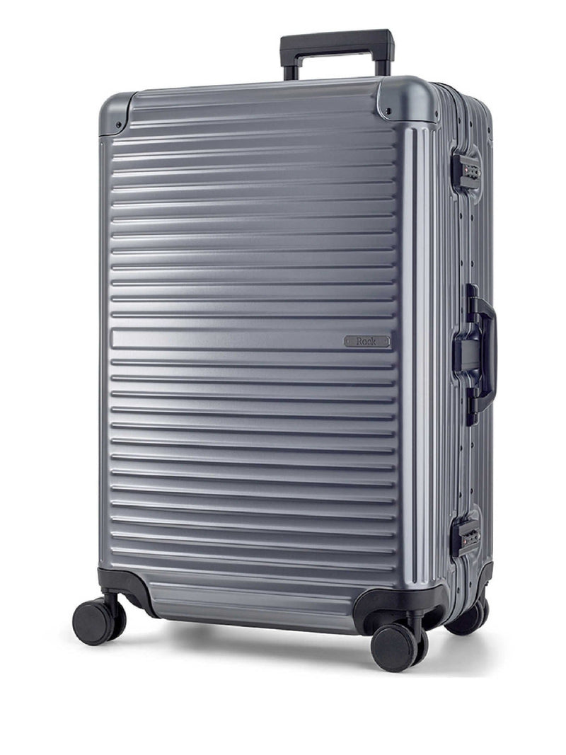 Rock Axel large metallic suitcase - British product