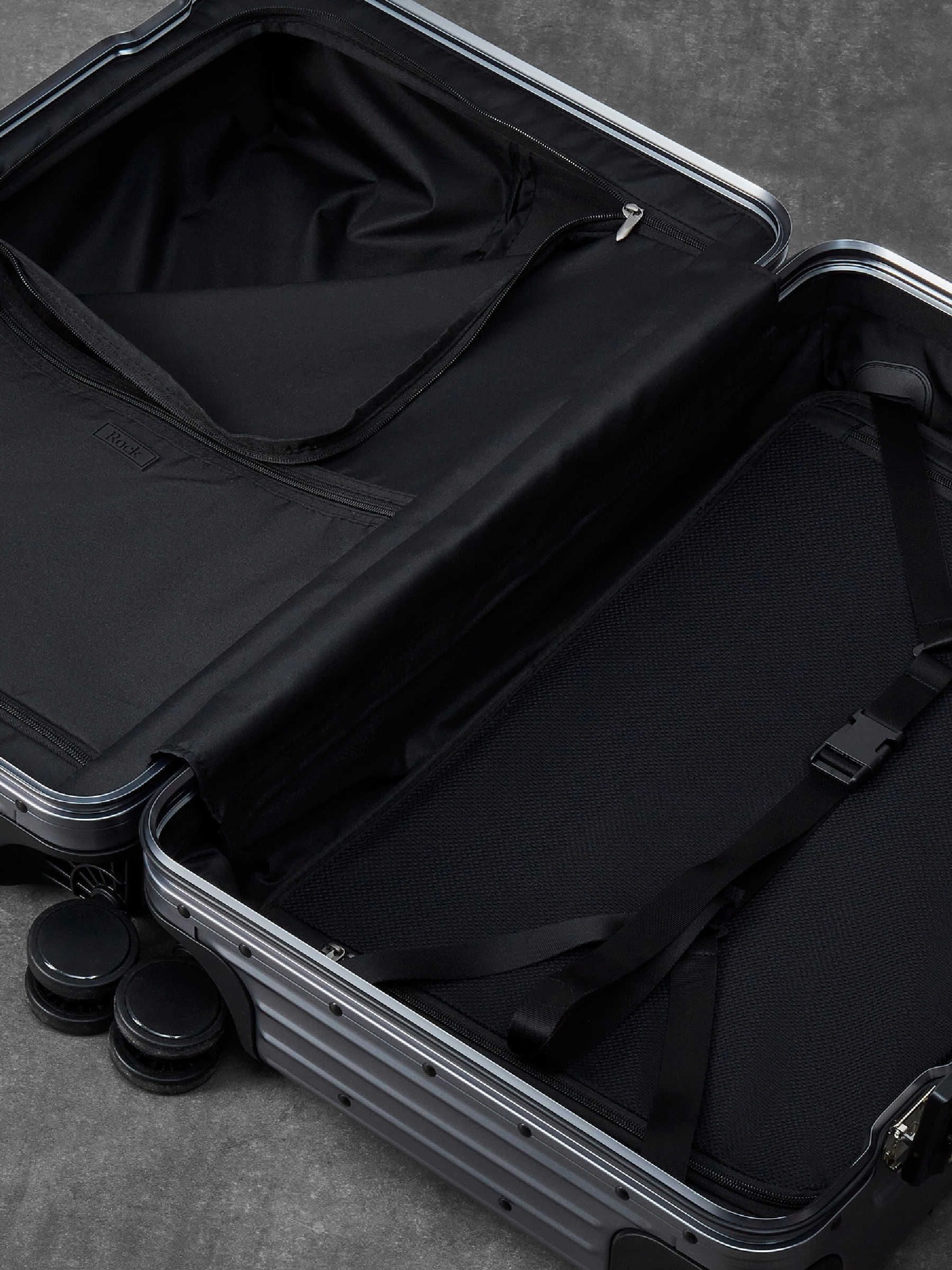 Rock Axel large metallic suitcase - British product