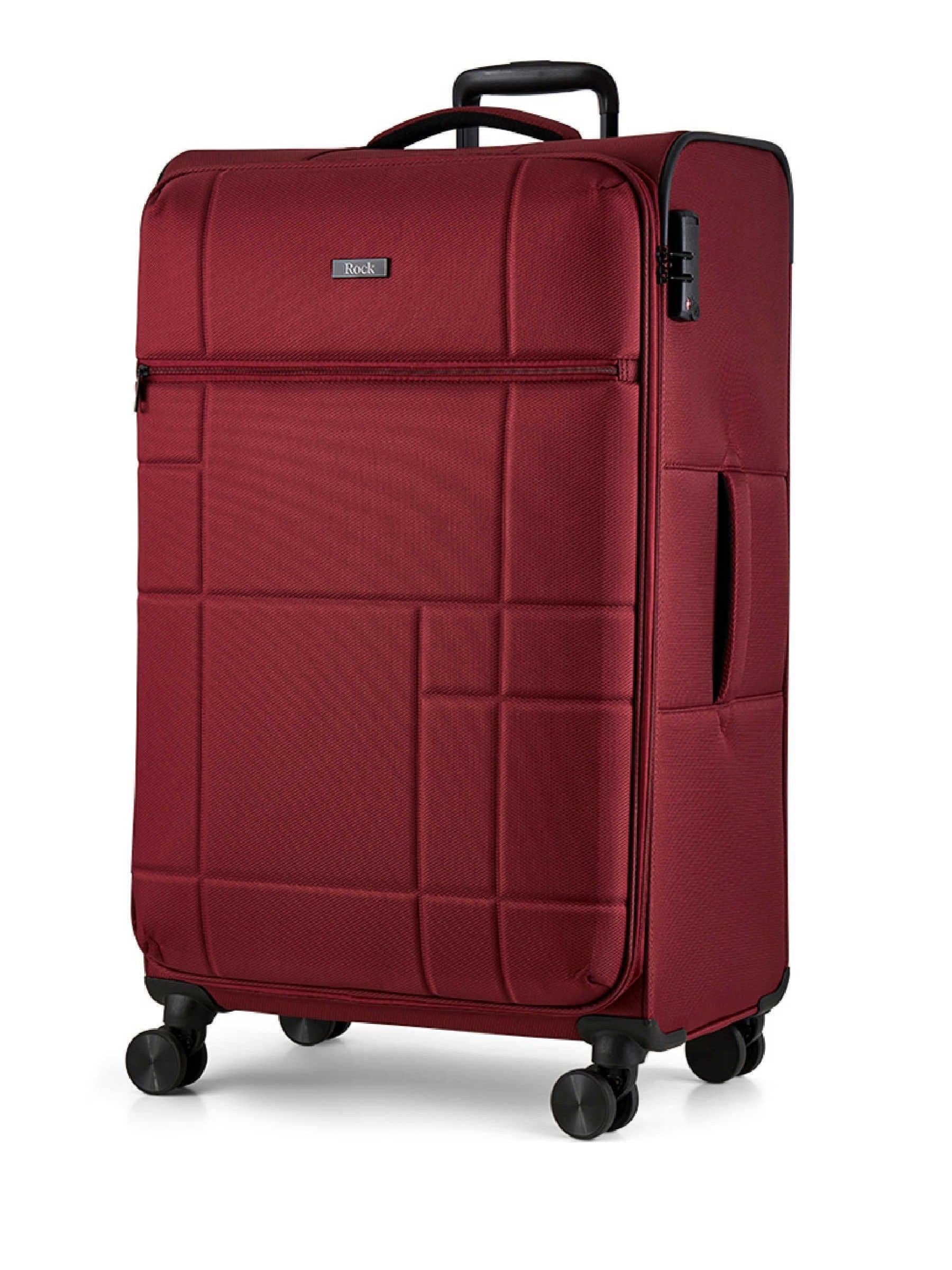Rock Tokyo large suitcase in red (British brand)
