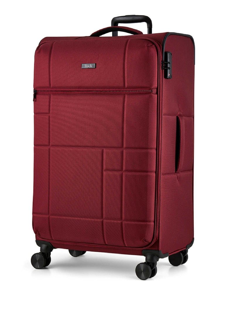 Rock Tokyo large suitcase in red (British brand)