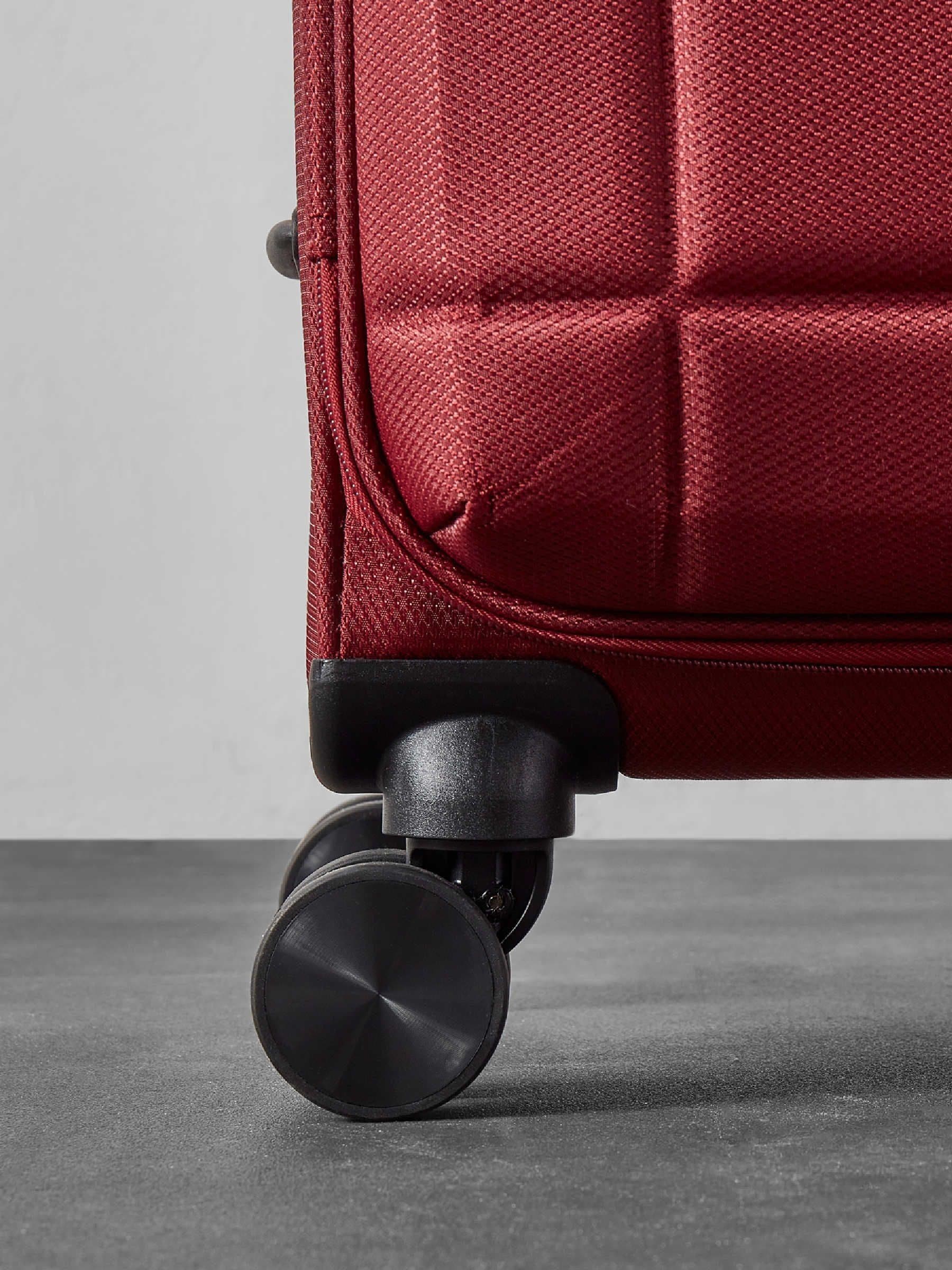 Rock Tokyo large suitcase in red (British brand)