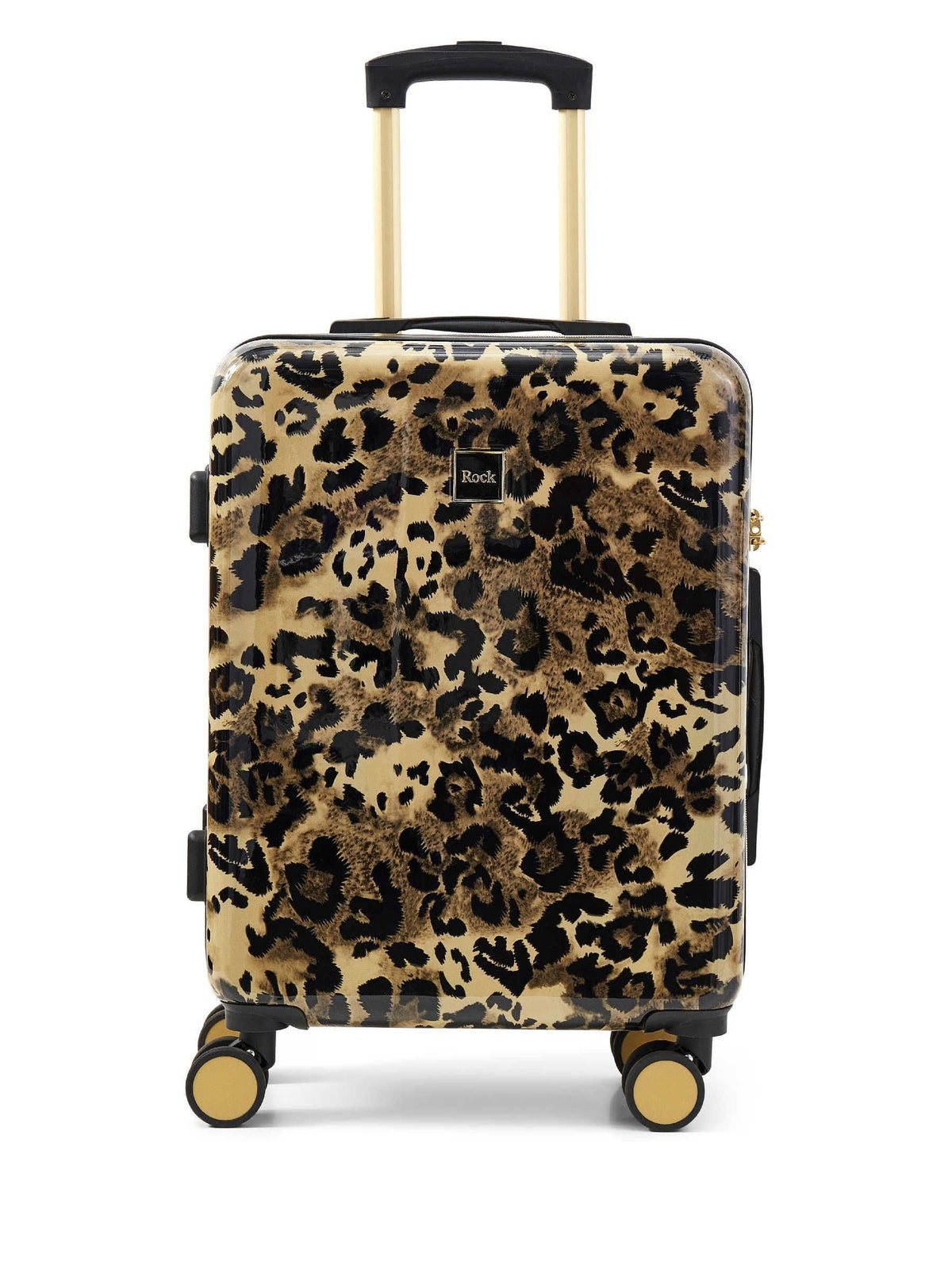 Rock Luggage Animal Light Savannah Cabin Snow Leopard Suitcase