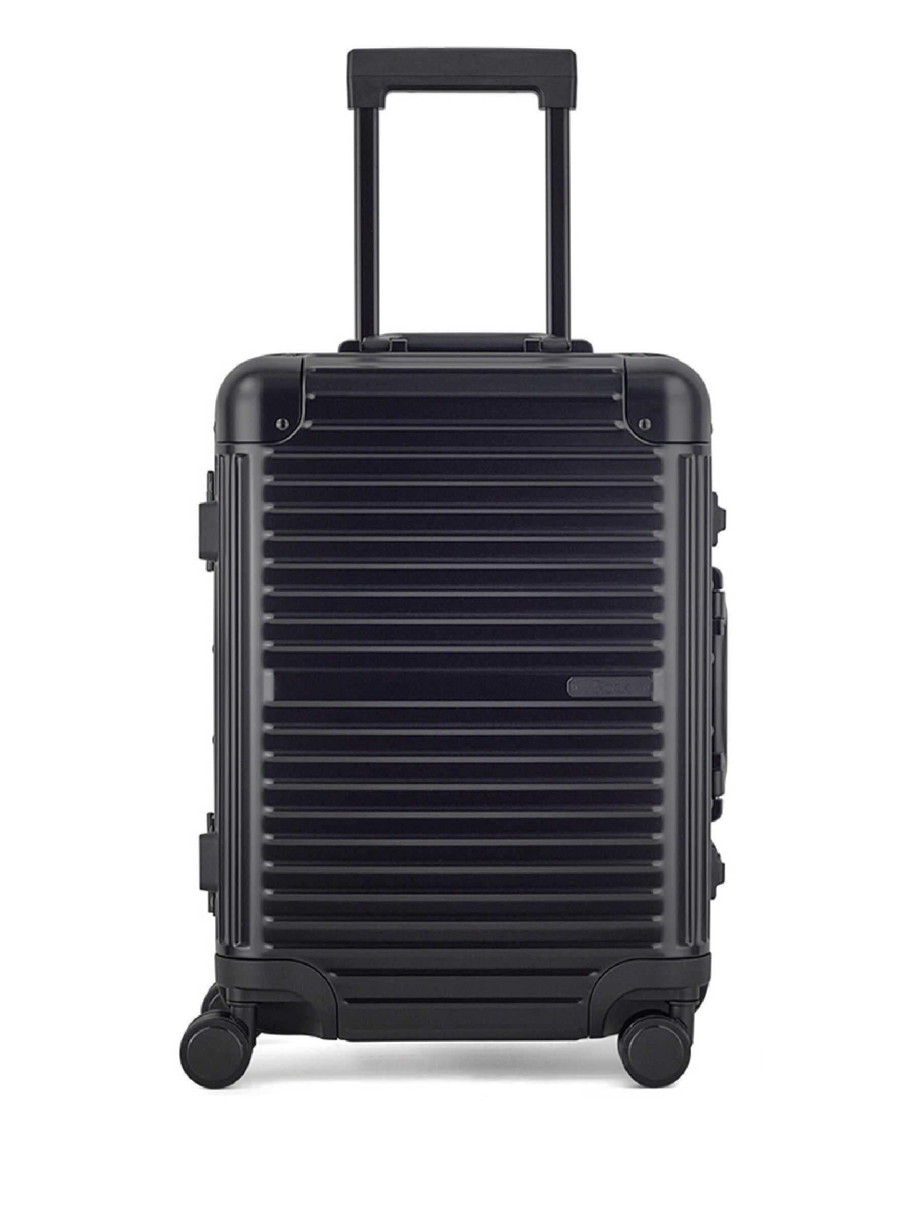 Rock Luggage Black Axel Cabin Suitcase