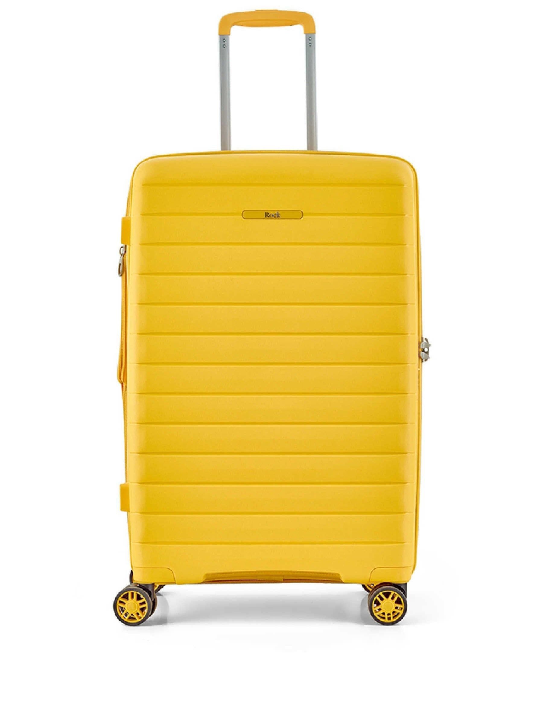 Rock Luggage Yellow Palma Medium Suitcase