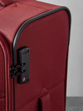 Rock red Tokyo cabin suitcase, lightweight British luggage brand