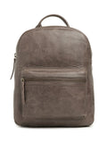 Celtic & Co. brown leather backpack with pocket - British product