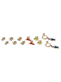 Aela red fruit stud earrings multipack, UK version