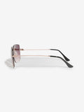 Lipsy sunglasses black square rimless (British brand)