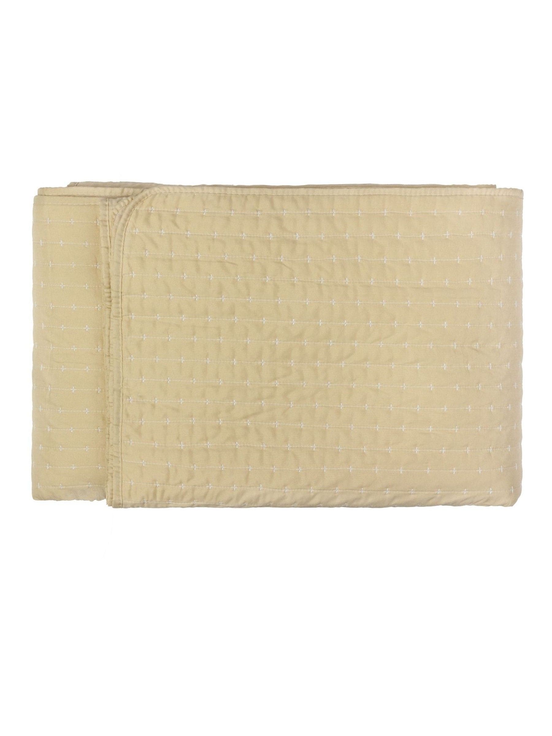 Paoletti Black Henley Pin-Cord Bedspread