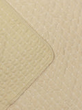 Paoletti champagne Henley pin-cord bedspread, imported from the UK