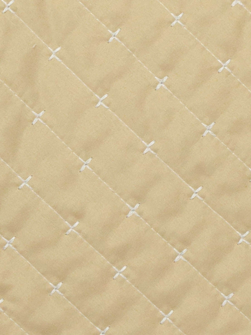 Paoletti champagne Henley pin-cord bedspread, imported from the UK