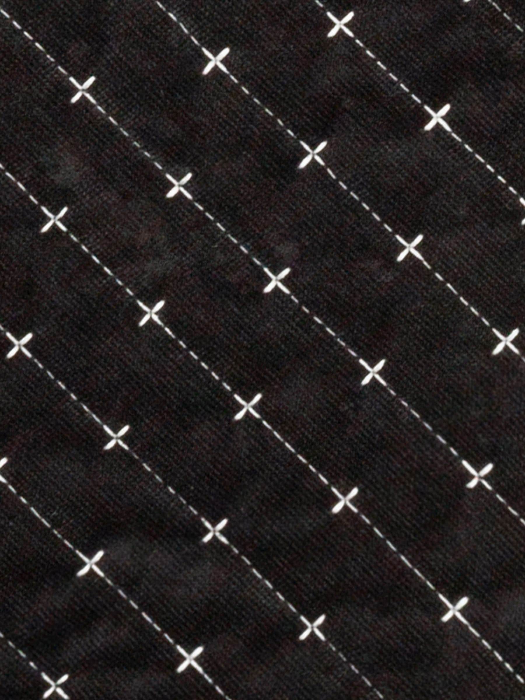 Paoletti Black Henley Pin-Cord Bedspread