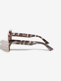 Love & Roses sunglasses brown chunky oversized square - British product