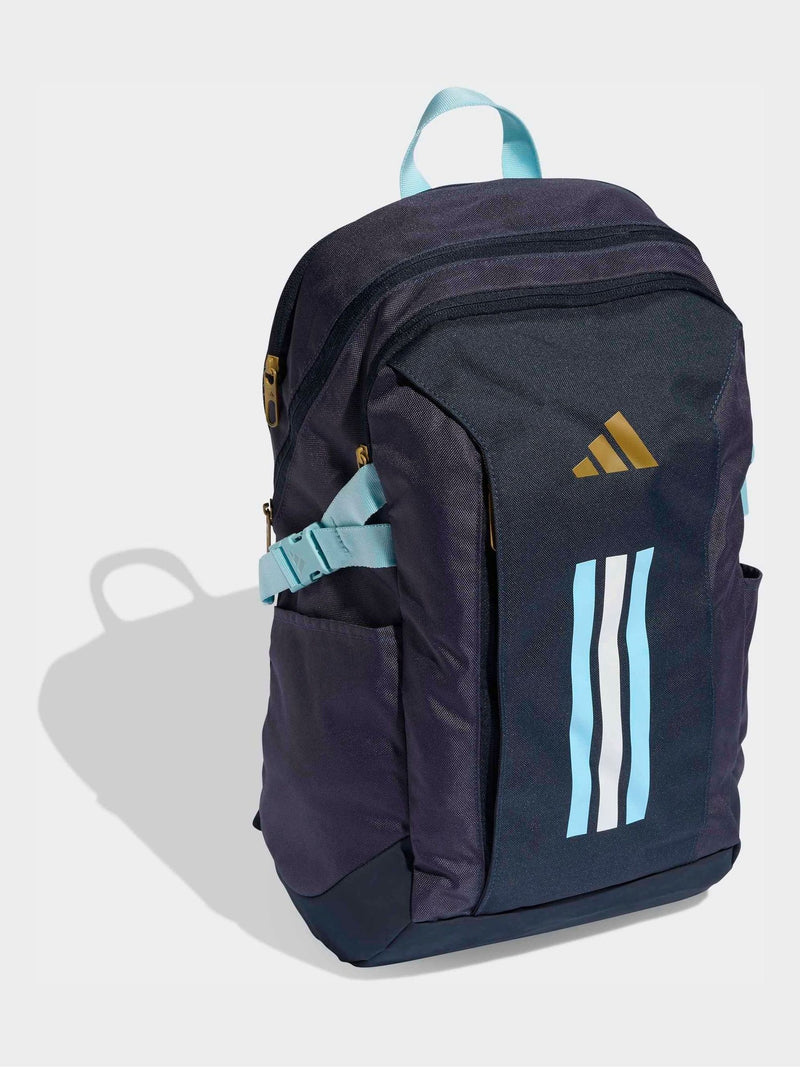 adidas Navy Blue 3 Stripe VIII Bag