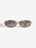 Friends Like These brown round slim sunglasses, imported from the UK
