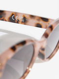 Friends Like These brown round slim sunglasses, imported from the UK
