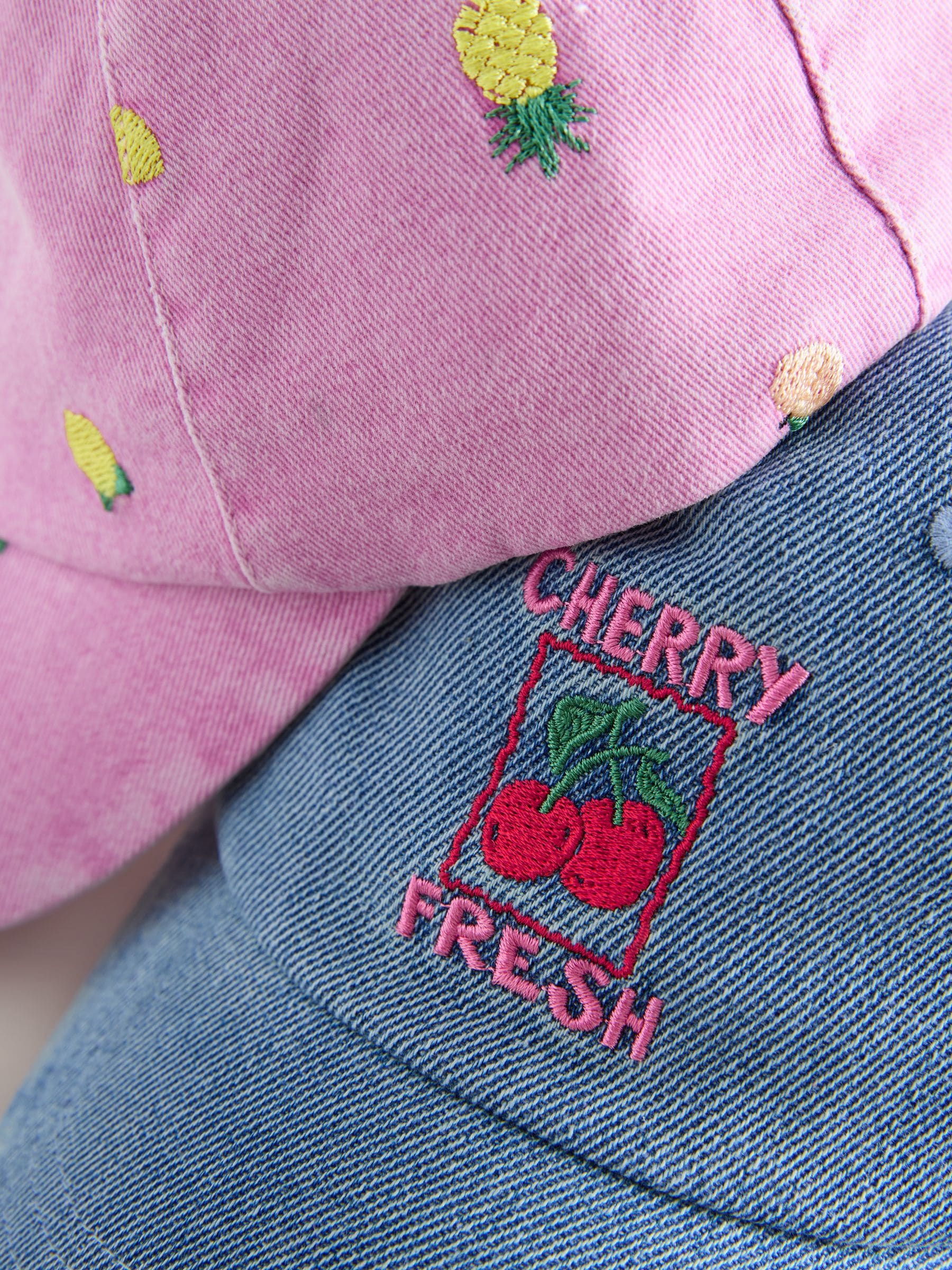 Pink Fruit Blue Cherry caps 2 pack, imported from the UK
