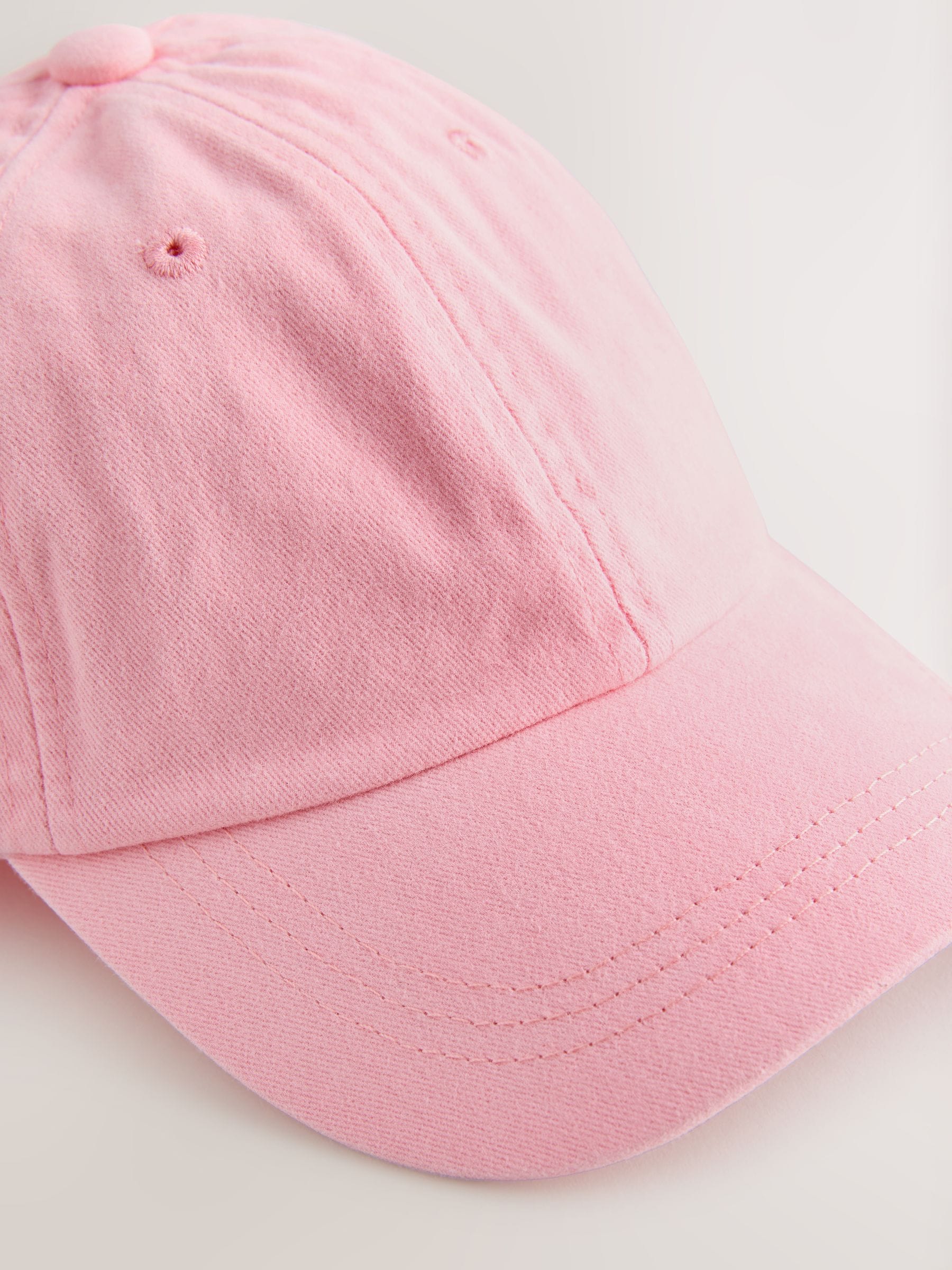 pink baseball cap for children sizes 1-16yrs, imported from the UK