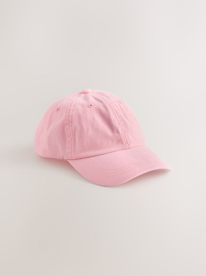 pink baseball cap for children sizes 1-16yrs, imported from the UK