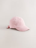 Pink Bow Back Cap (3mths-10yrs)