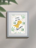 Jonnys Sister personalised dinosaur framed print 12x10 inch, imported from the UK