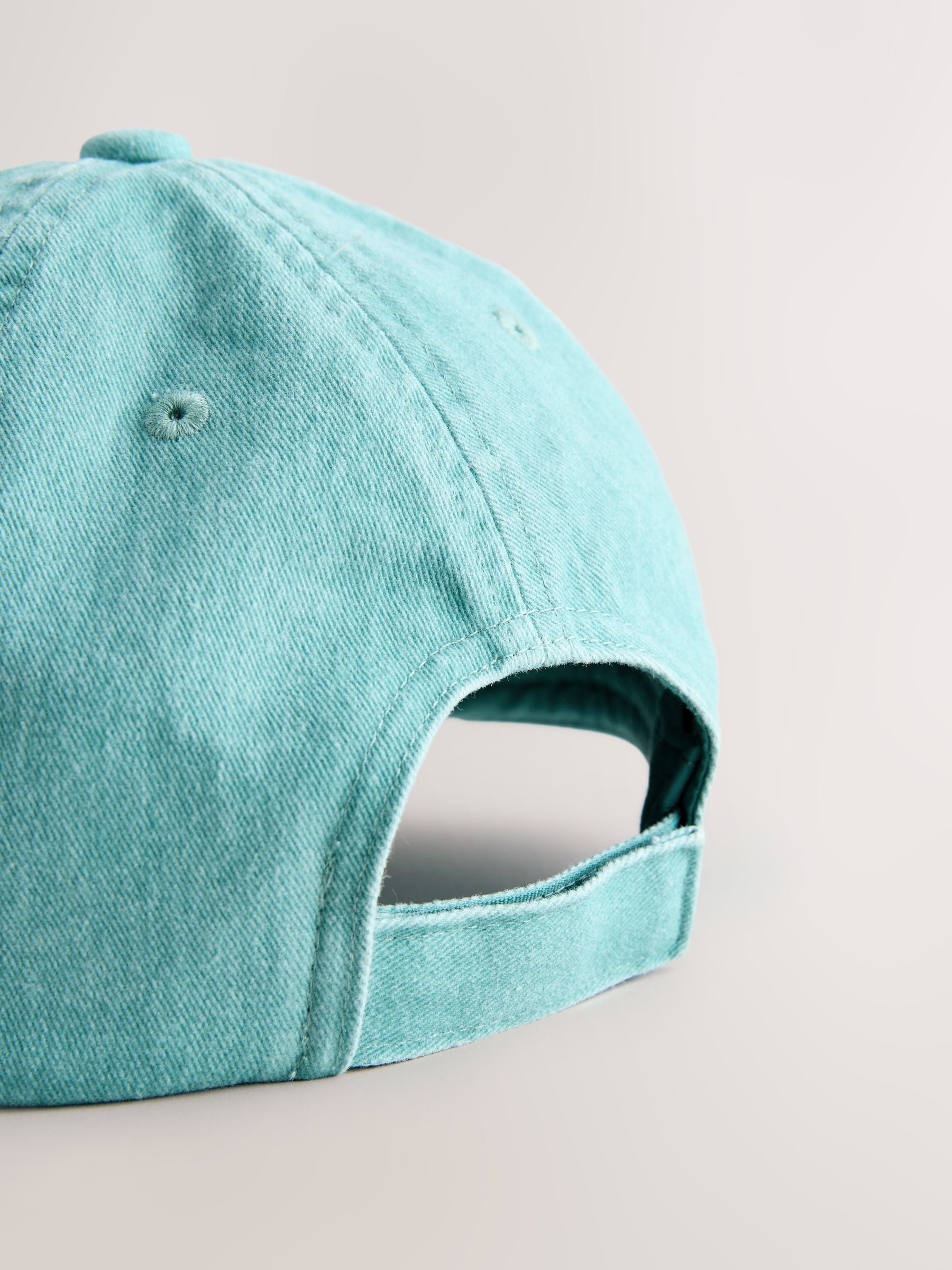 Green children's baseball cap with adjustable strap - British product