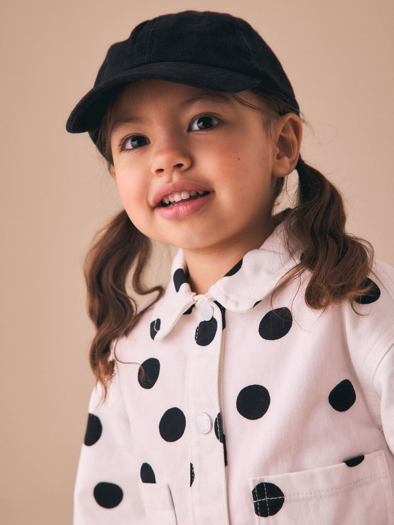 Black Baseball Cap (1-16yrs)
