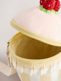 Pink cupcake cross-body bag 14cm height, imported from the UK