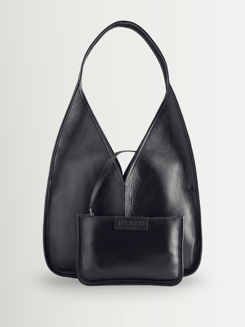 Hereu Studio Red Calella Hobo Trimmed Shoulder Bag