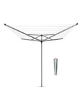 Brabantia Topspinner rotary dryer metallic grey 60m, UK version
