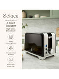 Swan Black Solace 2 slice toaster - British product