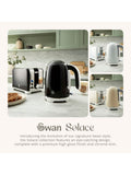 Swan Black Solace 2 slice toaster - British product