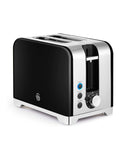 Swan Black Solace 2 Slice Toaster