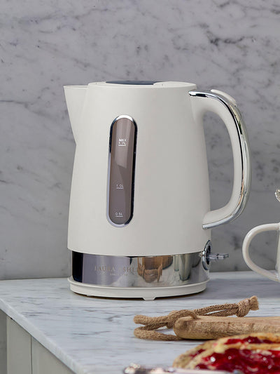 Next Laura Ashley Cotton White Jug Kettle 1.7L- Buy online at McGrocer