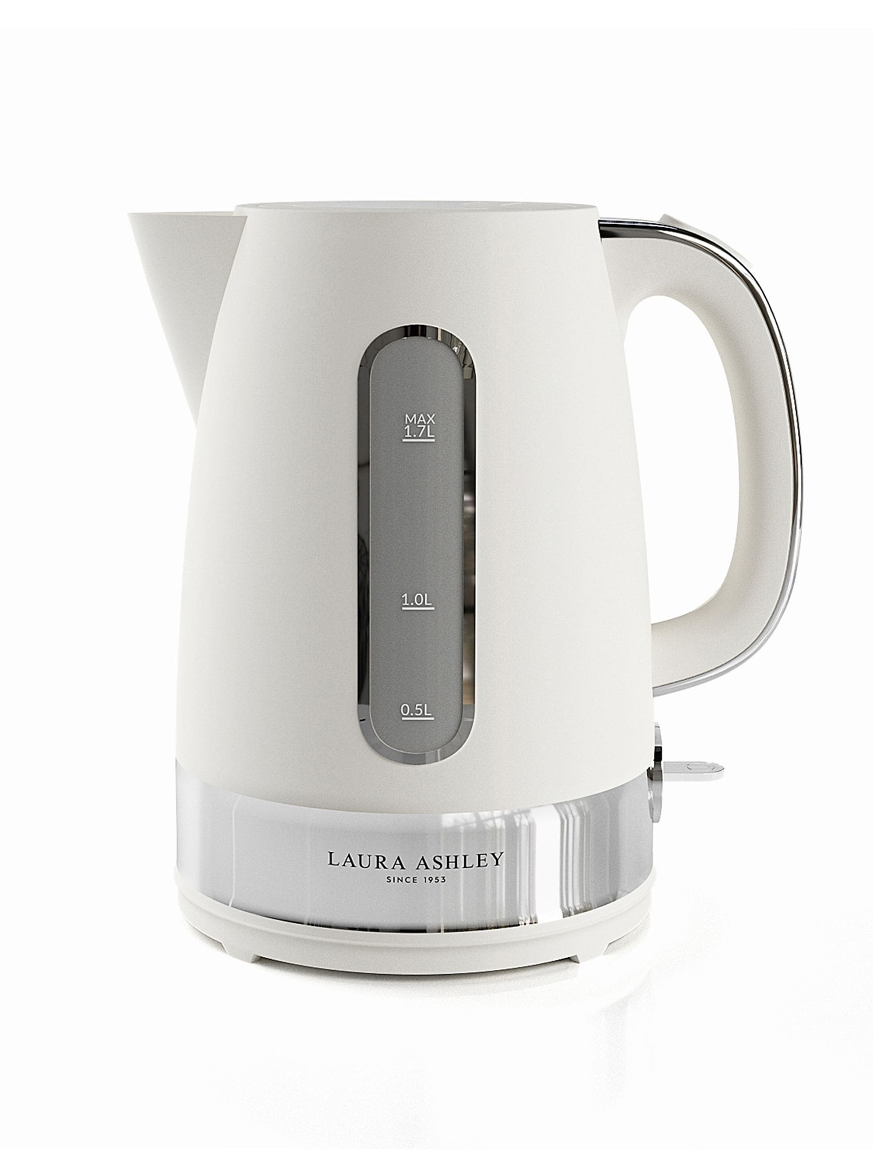 Laura Ashley Cotton White jug kettle 1.7L, imported from the UK
