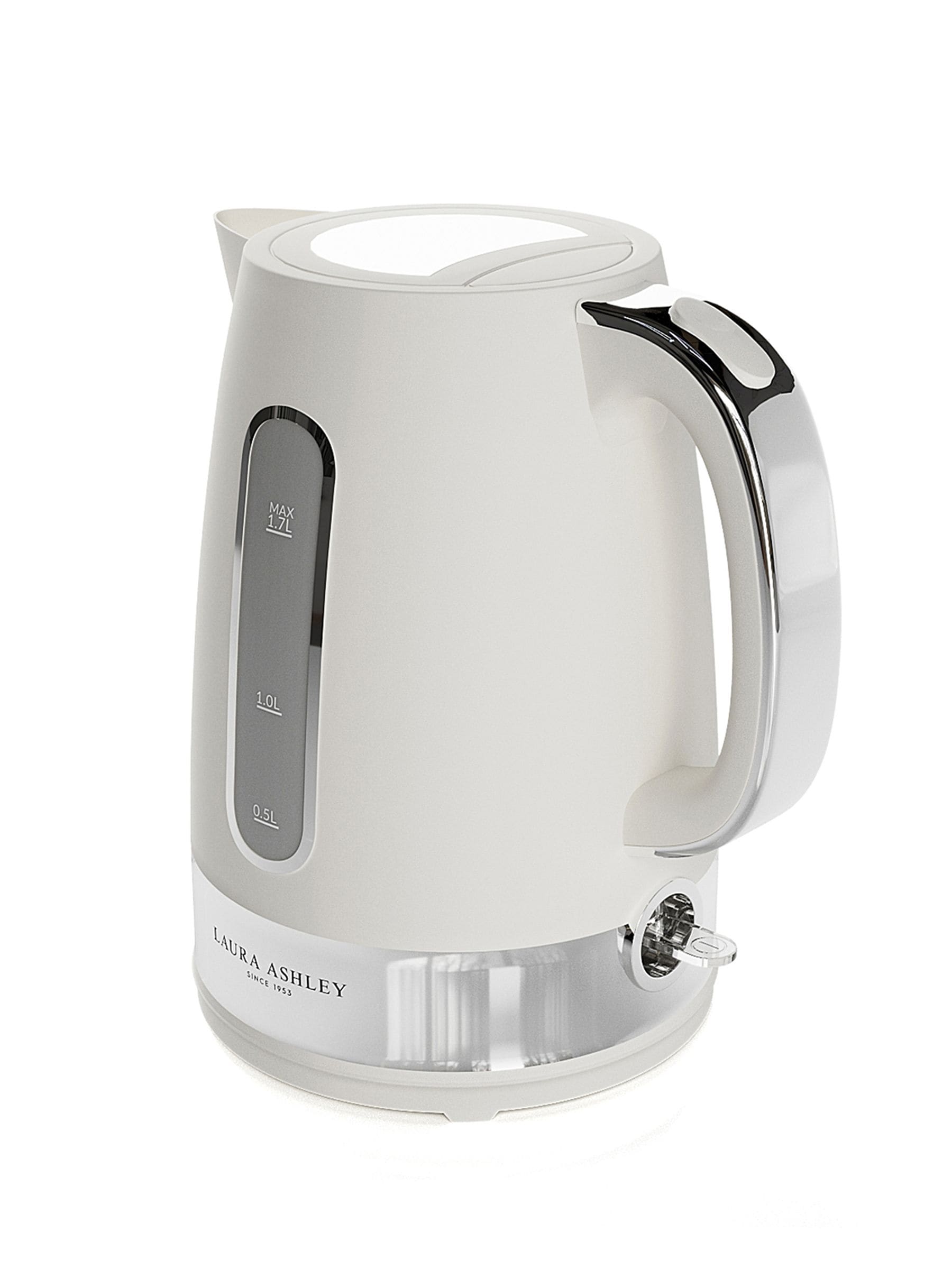Laura Ashley Cotton White jug kettle 1.7L, imported from the UK