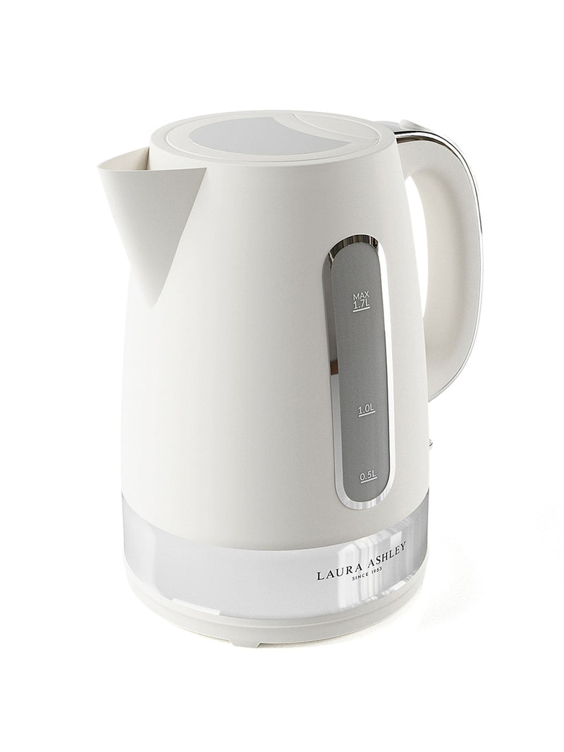 Laura Ashley Cotton White jug kettle 1.7L, imported from the UK