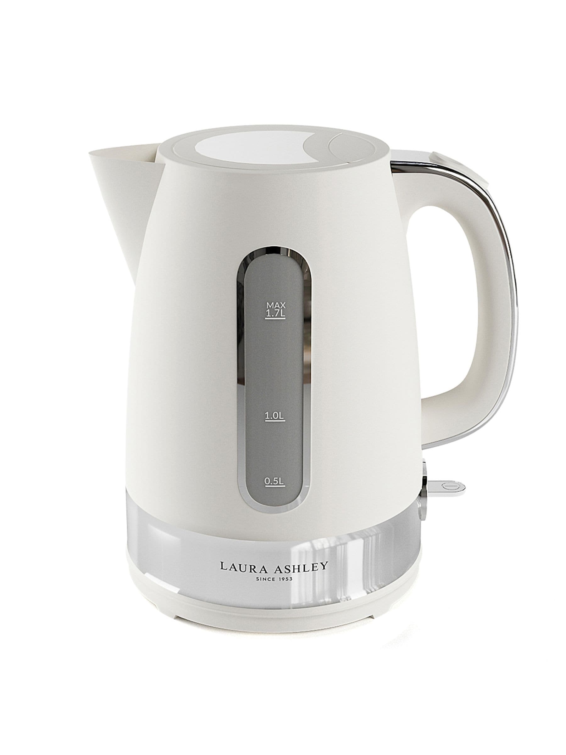 Laura Ashley Cotton White jug kettle 1.7L, imported from the UK