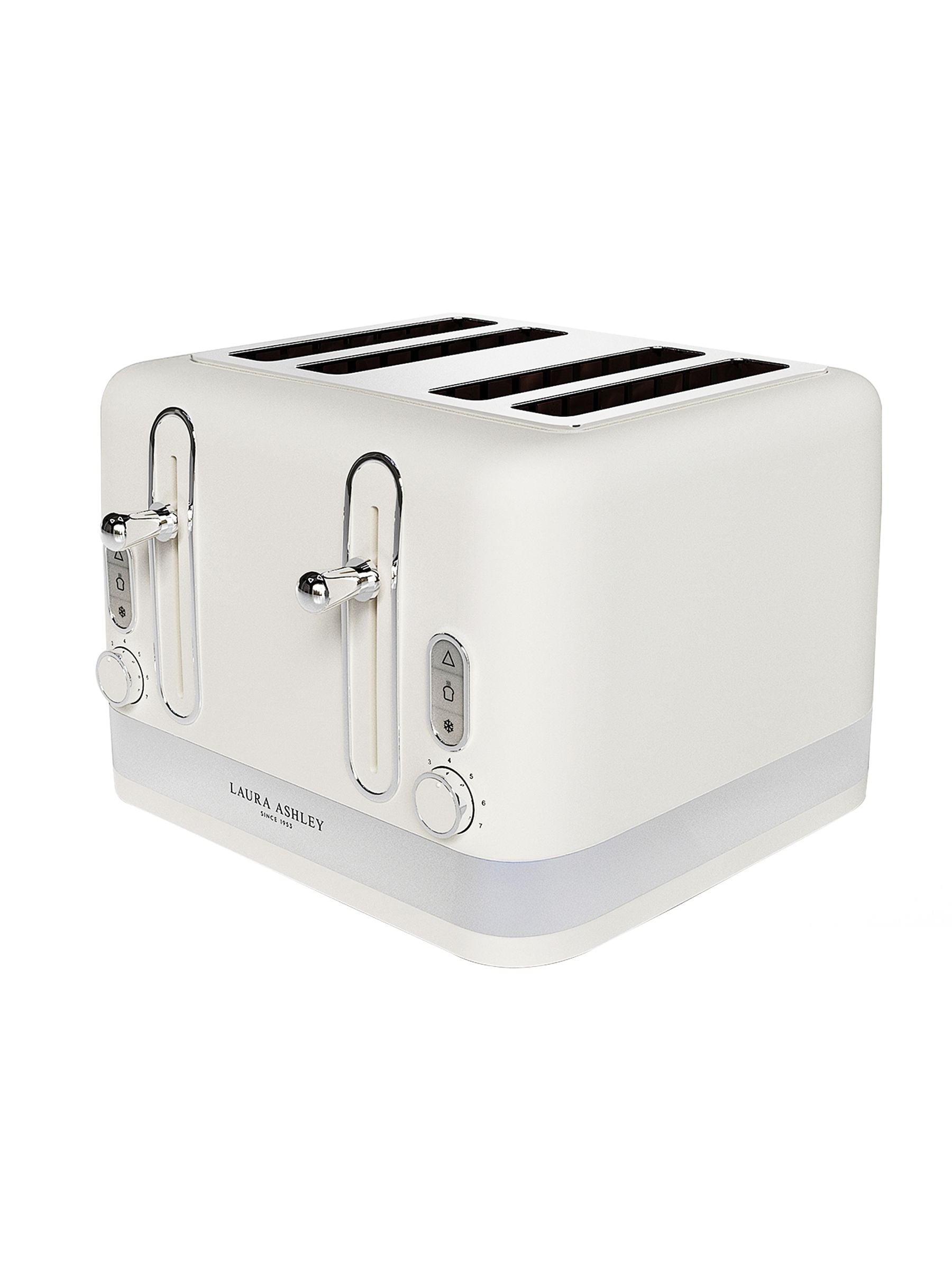 Laura Ashley toaster Cotton White 4 slice - British product