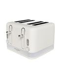 Laura Ashley toaster Cotton White 4 slice - British product