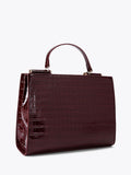 Carvela Wine Red Jessica Mini Tote handbag, imported from the UK